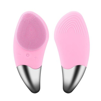 Beauty Mini portable waterproof sonic face cleansing washing massage brush electric silicone facial cleanser brush